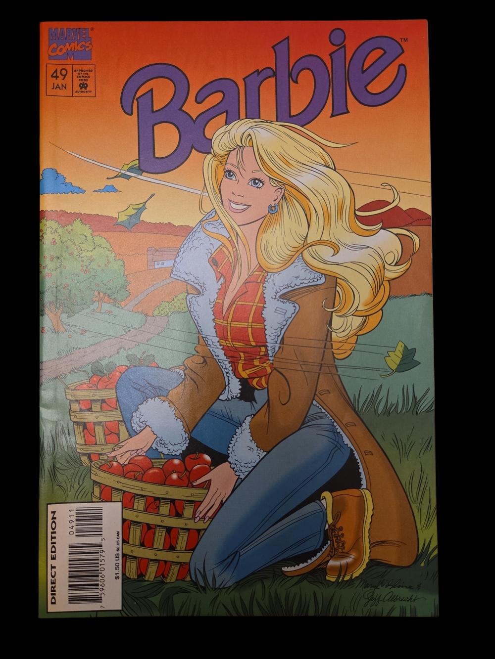 1995 Barbie Marvel Comics Volume #1 Issue #49 Comic Book